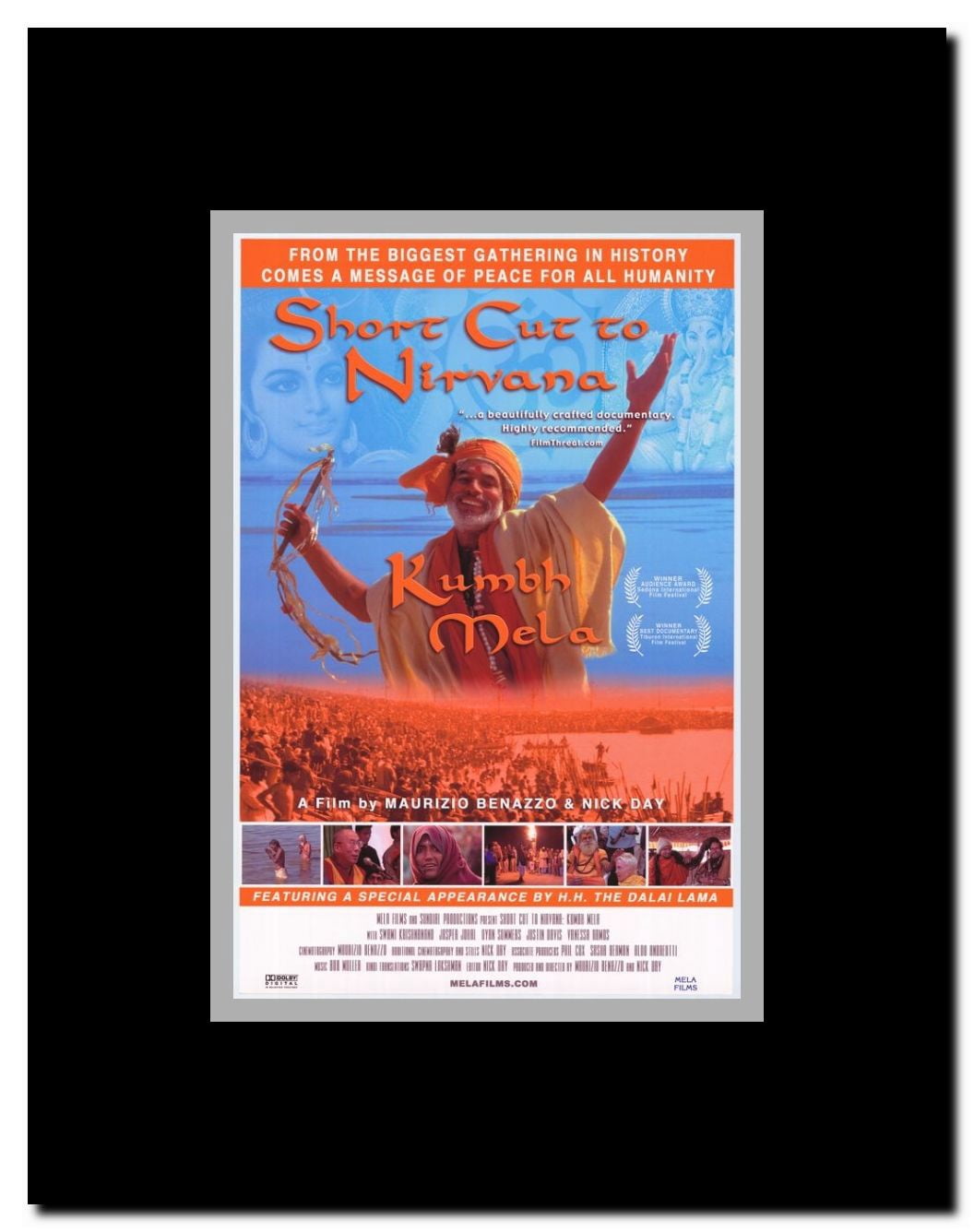 Short Cut to Nirvana: Kumbh Mela Framed Movie Poster