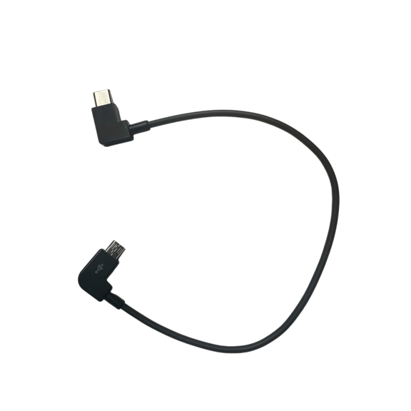 Short Data Cable for DJI Mavic Mini/Air/Spark Controller Type C to Micro USB OTG Charging & Data Sync Cord for Android Phones