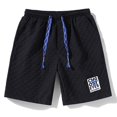 thumbnail image 1 of Short De Playa Para Hombre Men's Casual Running Summer Beach Pants Cropped Shorts Straight Leg Shorts Ndbuld Best Buy Black 2XL, 1 of 6