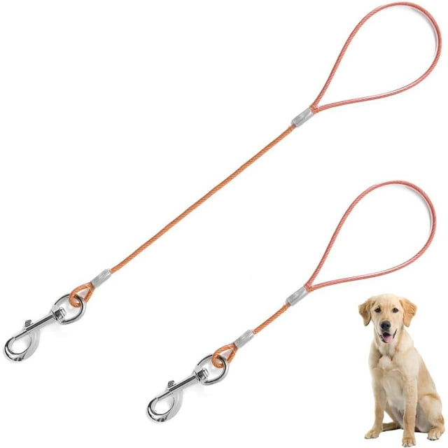 Short Dog Leash - Heavy Duty-12”/24”Short Chew Proof Dog Lead for Training Control- Training Pet Leashes for Teething Puppies Small Medium and Large Dogs