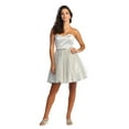 thumbnail image 1 of Women's May Queen Short Dresses Hoco Silver 2, 1 of 4