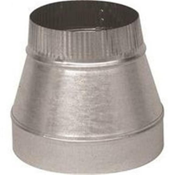 Short Duct Reducer - Galvanized - 4 x 3 in.