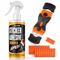 thumbnail image 1 of Short English: Adhesive Remover Spray with Scraper & Blades for Car Glue & Sticker Residue, 1 of 6