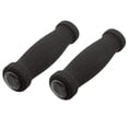 thumbnail image 1 of Short Foam Bike Grips, Black, Without Reflector, 1 of 2