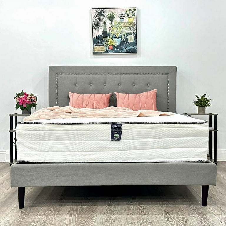 Short Full Size Mattress 12 Inch Cool Memory Foam Spring Hybrid Mattress with Breathable Cover Comfort Euro Top Rolled in a Box Oliver