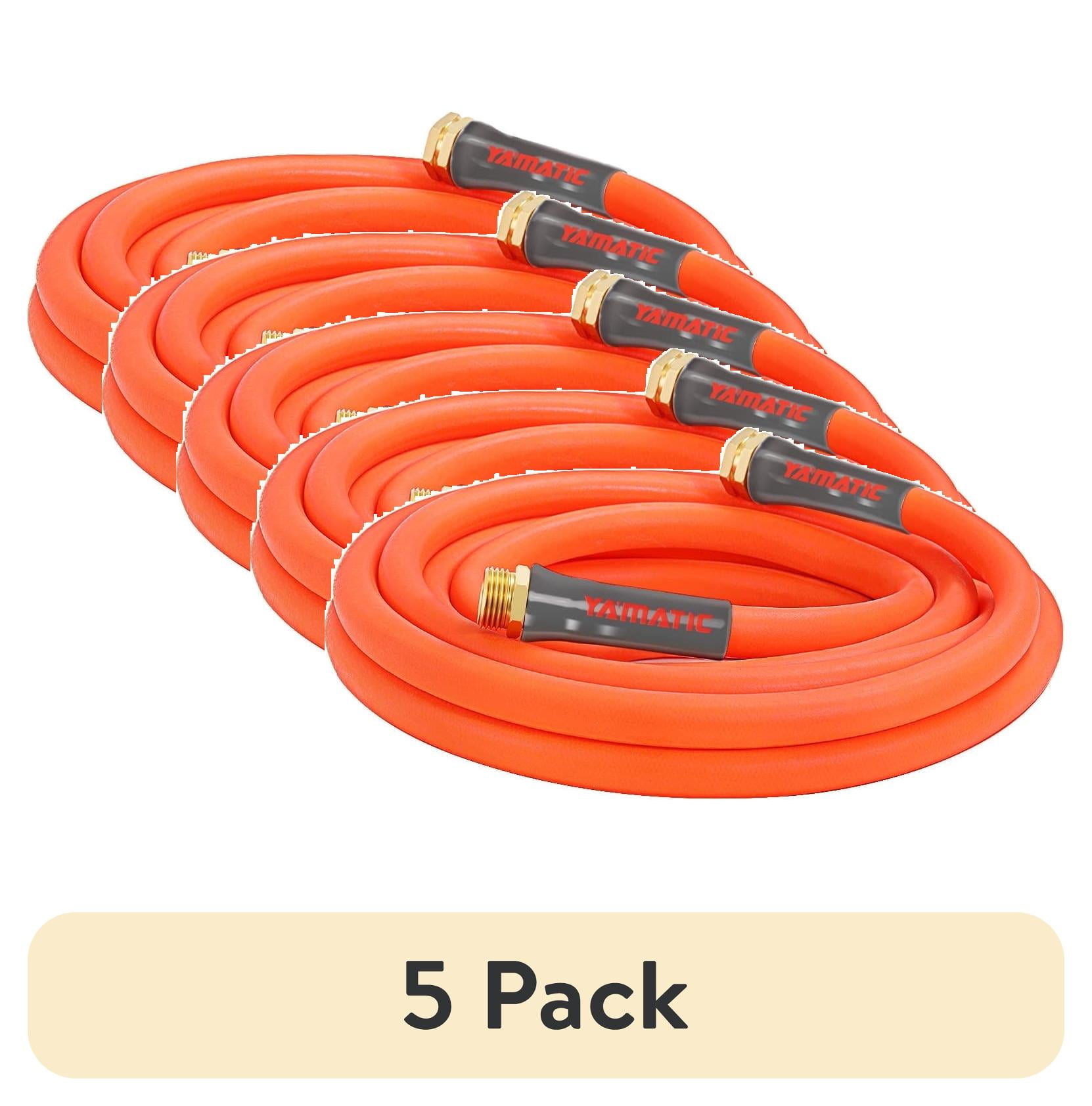 5 Pack YAMATIC Short Garden Hose 5 8 X 10 Ft Flexible Leader Hose 5-pack-yamatic-short-garden-hose-5-8-x-10-ft-flexible-leader-hose