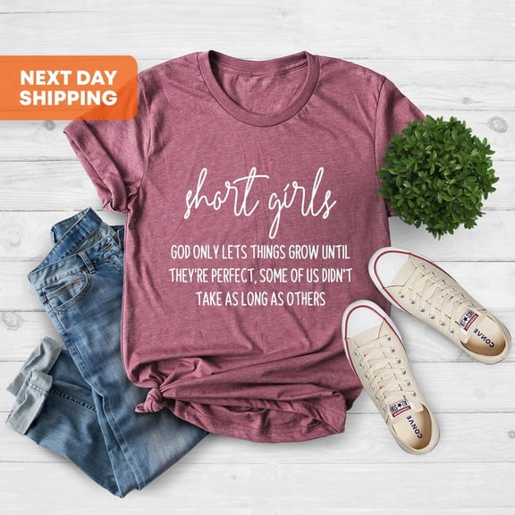 Short Girls Shirt, Sayings Shirts, T-Shirt, Teen Girl Shirts, Teen Girl Gifts, Shirts For Girls, Short Girls Problem All Size S-5Xl