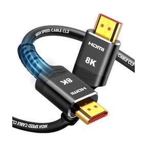 Short HDMI Cable 2FT/0.7M, HDMI 2.1 Cable Ultra High Speed [in-Wall CL3 Rated Certified, 4K@120Hz, 8K@60Hz, 48Gbps, HDCP 2.2&2.3, eARC, Ethernet], Compatible for PS5, Monitor, PC and More
