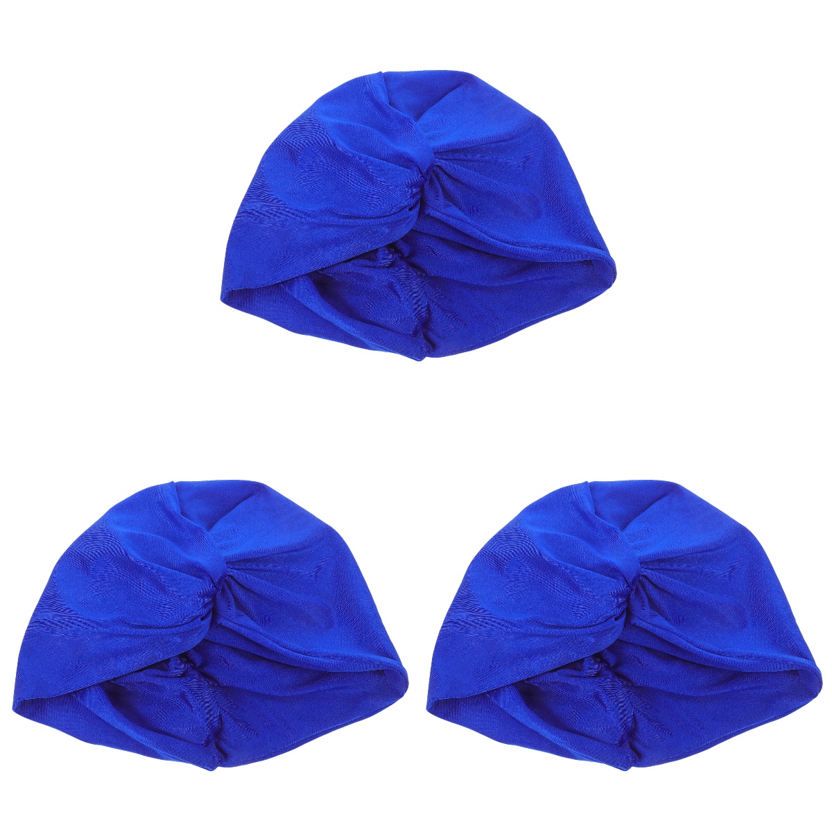 Short Hair Pleated Shower Cap Flower Swim Nylon Showercaps Bathing