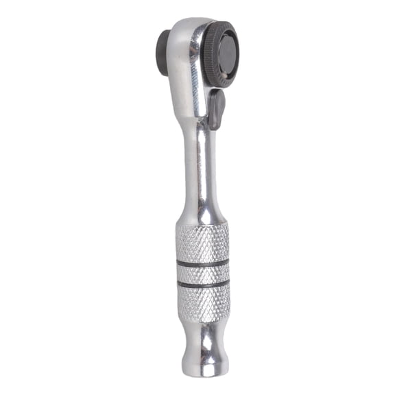 Short Handle 1 / 4in Ratchet Spanner Featuring Flexible And NonSlip Grip For Confined Spaces
