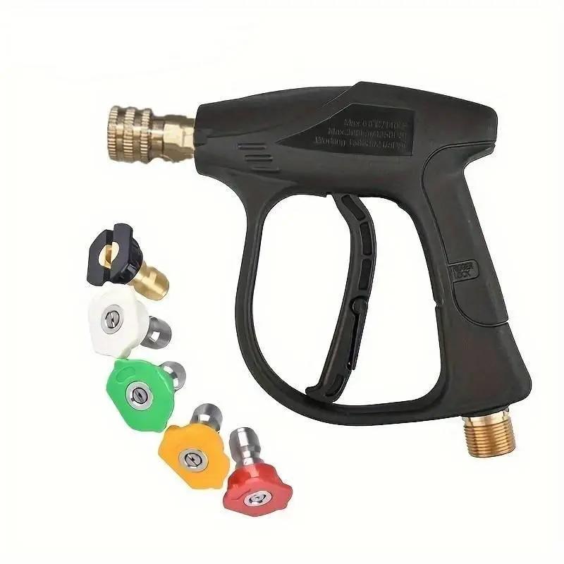 Short High Pressure Washer Gun for High Power Washer Spray Gun with 5 ...