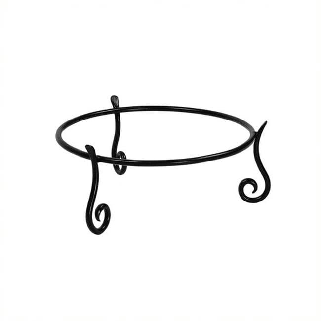 Black Wrought Iron Short Plant Stand