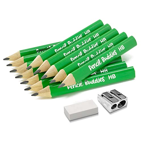 Short Jumbo Pencils for Kids, Preschoolers, Kindergarten, Toddlers