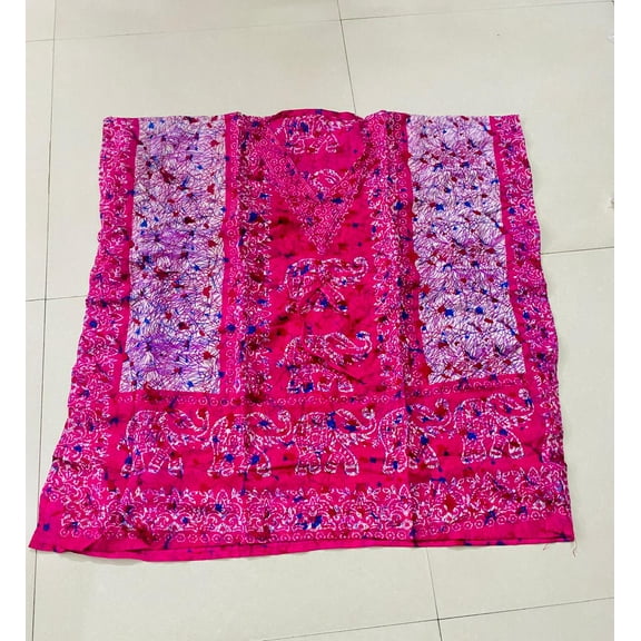 Pack of 2 Short-Kaftan-dress-Hippy-Boho-Maxi-Plus-Size-Women-Caftan-Night-Gown-Tunic-Dress