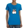 thumbnail image 1 of Short Legs Big Attitude Corgi T-Shirt Women -Image by Shutterstock, Female 4X-Large, 1 of 4