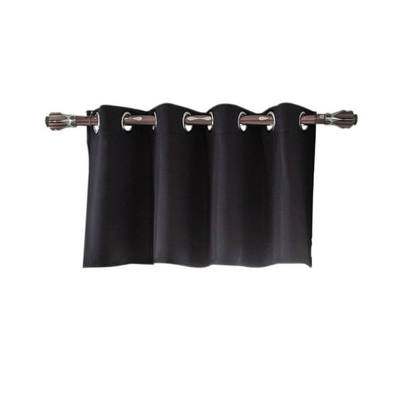 Short Light Blocking Curtains Kitchen Window Treatment Polyester Cafe Style Drapes with Grommets for Bathroom Office Small Windows