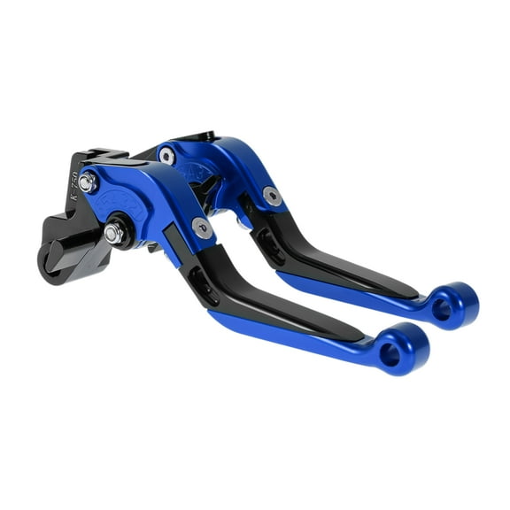 Short Long Brake Clutch Lever for Kawasaki VERSYS 650 2015-2023 Adjustable Motorcycle Handlebar Brake Lever Aluminum Alloy Blue Head Black Handle