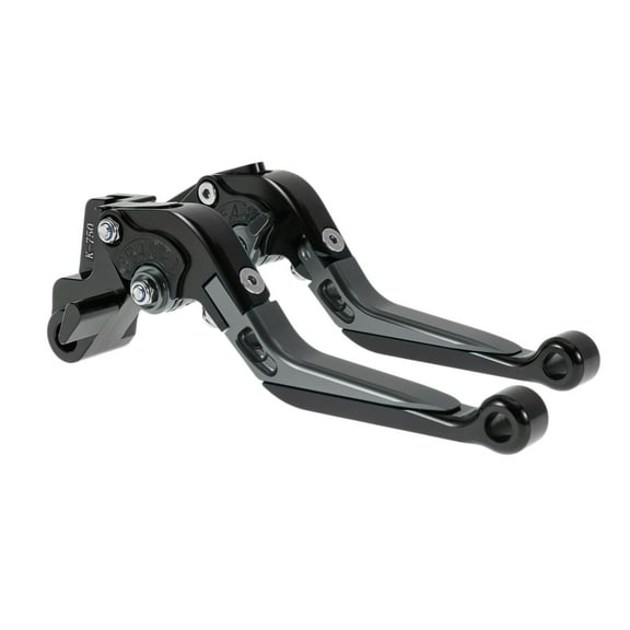 Short Long Brake Clutch Levers for Kawasaki NINJA650R 2009-2016 Adjustable Motorcycle Handlebar Brake Lever Aluminum Alloy Black Head Titanium Handle