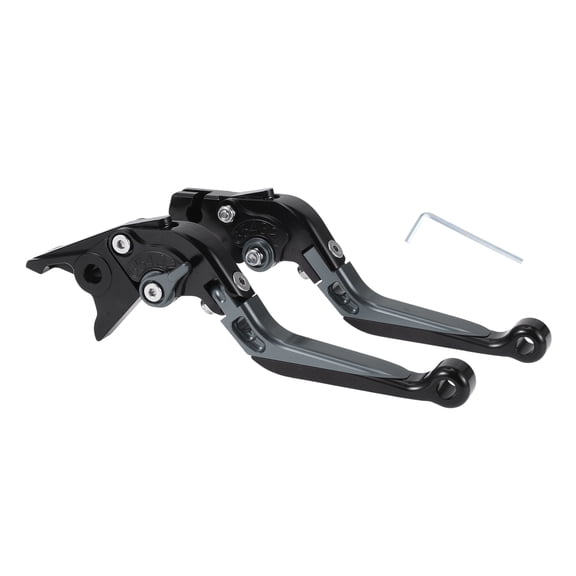 Short Long Brake Clutch Levers for Yamaha YZF R1 1999-2001 Adjustable Motorcycle Handlebar Brake Lever Aluminum Alloy Black Head Titanium Handle