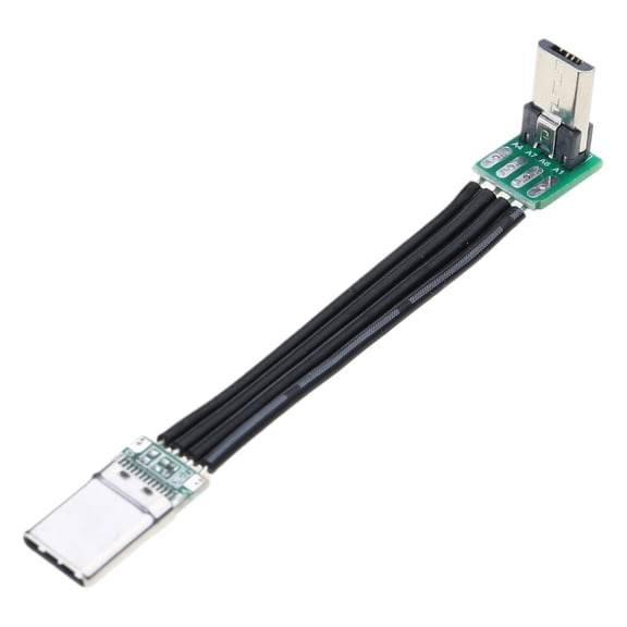 Short MicroUSB to USBC Cable USBC to MicroUSB 480Mbps TypeC to MicroUSB Cable for Cellphone Laptops