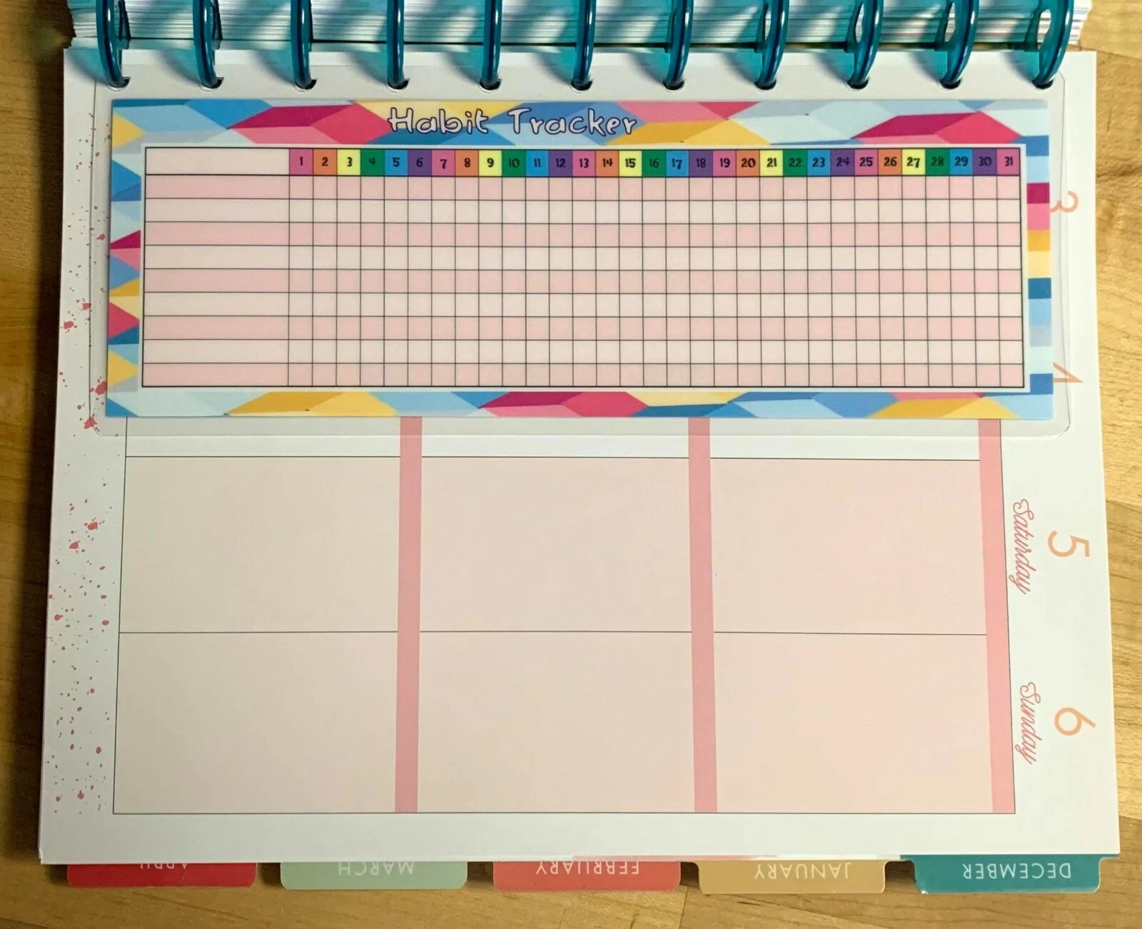 (Short) - Monthly Habit Tracker Dashboard For Use With Big Happy ...