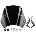 Short Motorcycle Windshield Wind Deflector Protective Fairing Fit for