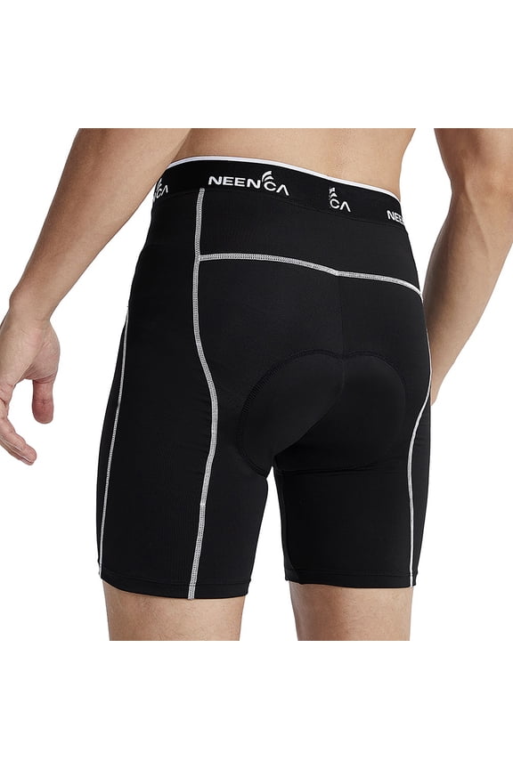 Short Pant, Cycling Underwear Shorts, NEENCA Men's Padded Gel Bike Shorts, White(S)