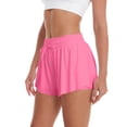 thumbnail image 1 of Short Pants for Women Summer Fashion Solid Pocket Sprot Solid Shorts Ladies Pants Hot Pink XS-2XL, 1 of 4