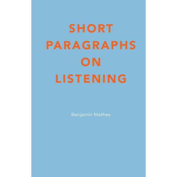 Short Paragraphs on Listening
