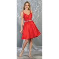 thumbnail image 1 of Short Party Embellished Designer Dress, 1 of 4