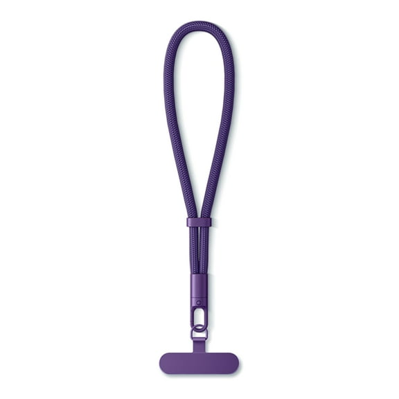 Short Phone Tethers with 360 Rotating Wearable Not Loss Wrist Strap Strong Polyester Braided Mobile Phone Lanyard