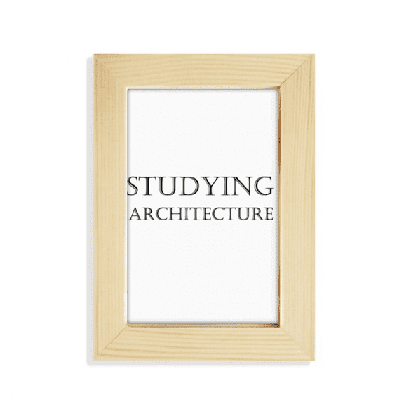 Short Phrase Studying Architecture Desktop Display Photo Frame Picture Art Painting 5x7 inch