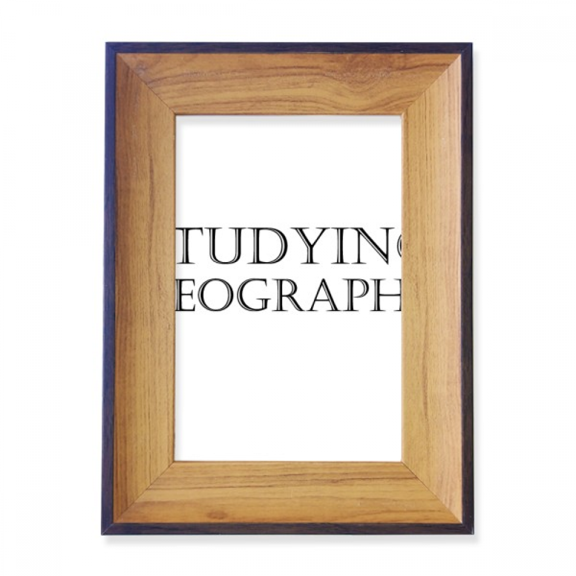Short Phrase Studying Geography Photo Frame Exhibition Display Art Desktop Painting