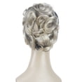 thumbnail image 1 of Short Ponytail Hair Piece Extension Wavy Claw Clip In/on Hairpiece, Brown Mix, 1 of 8
