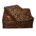 thumbnail image 1 of Short Queen 4-PC Sheet Set 1000-TC 100% Egyptian Cotton, 25 inch Deep Pockets - Leopard Print, 1 of 7