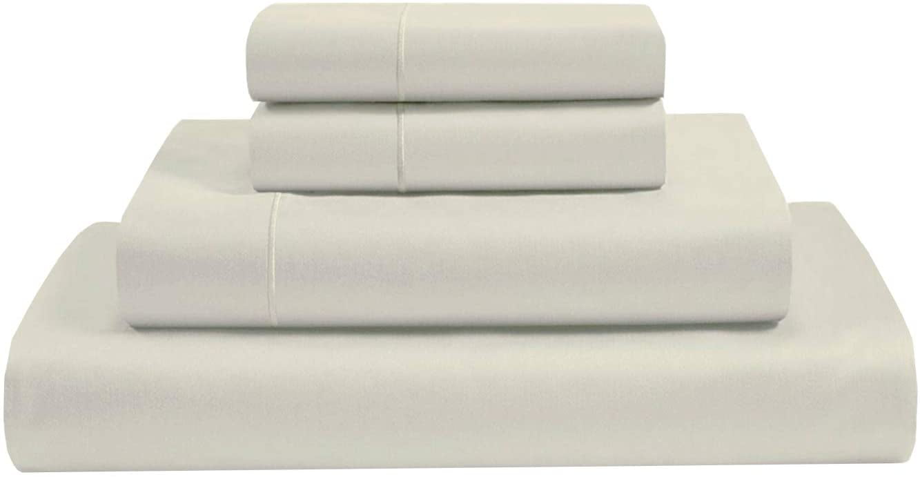 Short Queen Sheets for RV Camper Giza Cotton Bed Sheet Set 4 Pieces