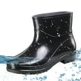 Short Rain Boots For Womens Ankle Waterproof Rainboot Slip On Garden