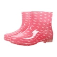 thumbnail image 1 of Short Rain Boots for Women, Women's Ankle Rain Boots Waterproof Wide Calf Garden Shoes Lightweight Anti-Slipping Rubber Shoes for Outdoor, 1 of 5