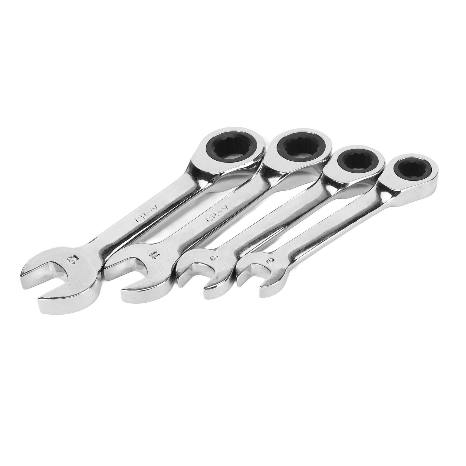 Short Ratcheting Wrench Set, Save Energy 72 Tooth Professional Short Wrench Set For Mechanical