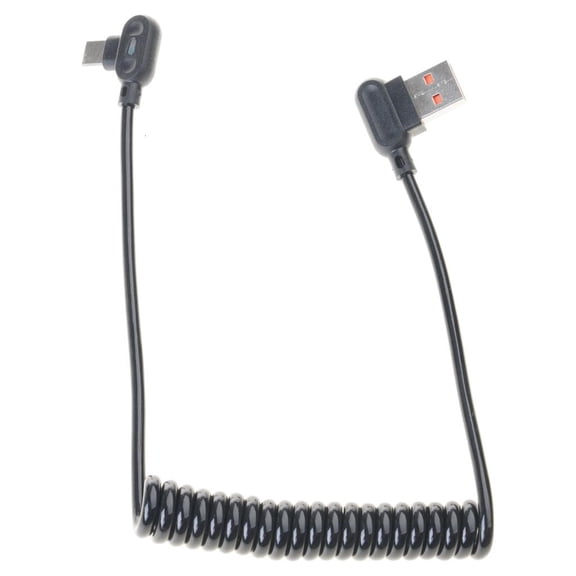 Short Reversible Charging Cord 6A fast charges Cable 1/2m for Mobile Devices