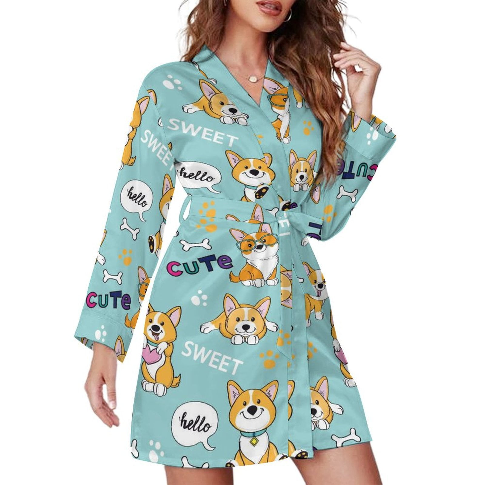 Doodle Paw Women's Robe main image 1