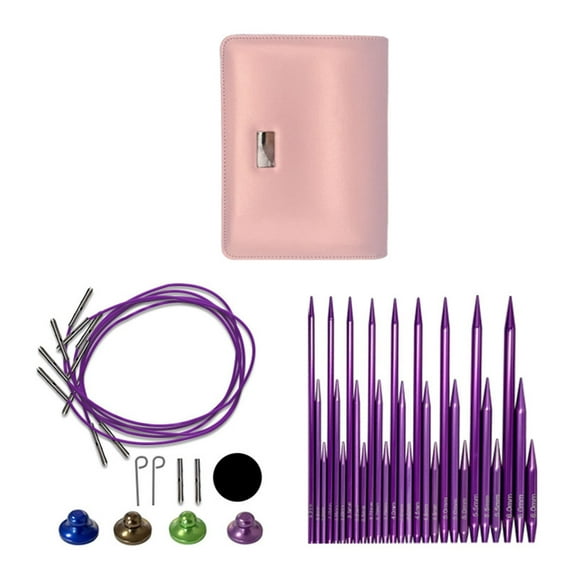 Interchangeable Circular Needle 3.0mm-6.0mm Circular Knitting Needle Set with Case & Accessories Circular Knitting Pins