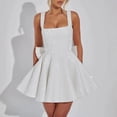 thumbnail image 1 of Short Sequin Prom Dress with Bow Sparkly Homecoming Dresses for Teens A Line Graduation Party Gowns 2026 Spring Summer Limited-time offer, 1 of 5
