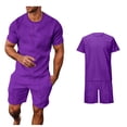 thumbnail image 1 of Short Set 2 Piece Set Mens T-Shirts and Shorts Summer Clothes for Men Beach Shorts Vacation Outfit, 1 of 9