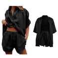 thumbnail image 1 of Short Sets Women Two Piece Outfits Sets Button Down Shirt Short Spring Clothes for Women, 1 of 5
