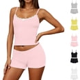 thumbnail image 1 of Short Sets Women Two Piece Outfits Sets Sleeveless Tank Tops Shorts Summer Clothes Beach Outfits for Women, 1 of 5