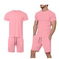 thumbnail image 1 of Short Sets for Men 2 Piece Mens T-Shirts and Shorts Summer Set Beach Outfits Mens Matching Set, 1 of 6