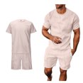 thumbnail image 1 of Short Sets for Men 2 Piece Outfits T Shirt and Shorts Men Summer Outfits Beach Clothes Mens Vacation Outfits, 1 of 9