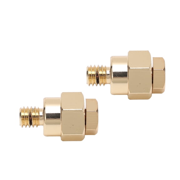 Short Side Post Battery Terminal, Side Post Battery Adapter Wear 3/8in NPT Thread For Positive Negative