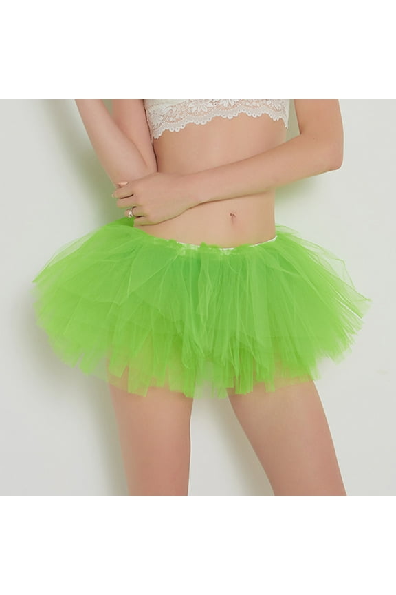 Short Skirts for Women High Waist Pleated Skirt Adult Tutu Dancing Skirt Party Carnival Dance Dress 2026 Fashion Outfits